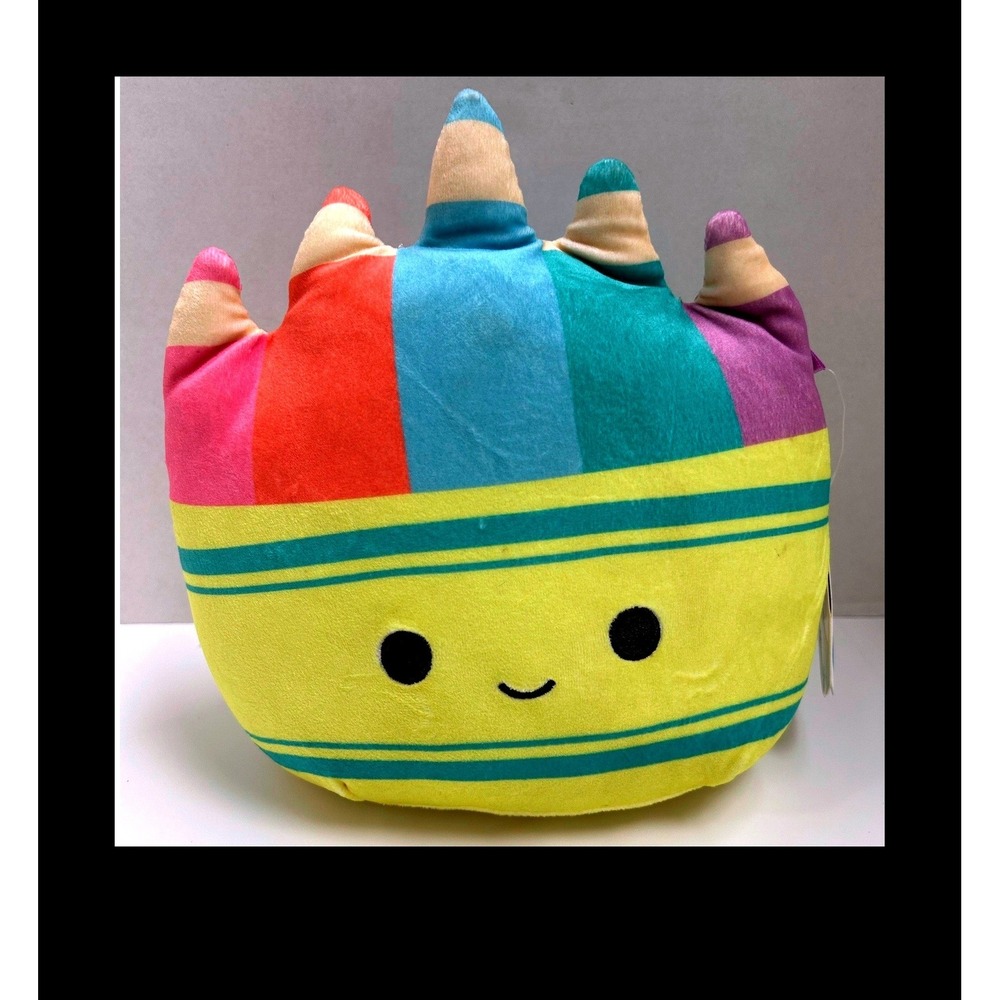 Squishmallows Cade the Crayon Box 8 Inch Plush Back to School‎ Kellytoy NWT